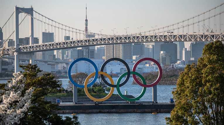 Monumento das Olimpíadas em Odaiba