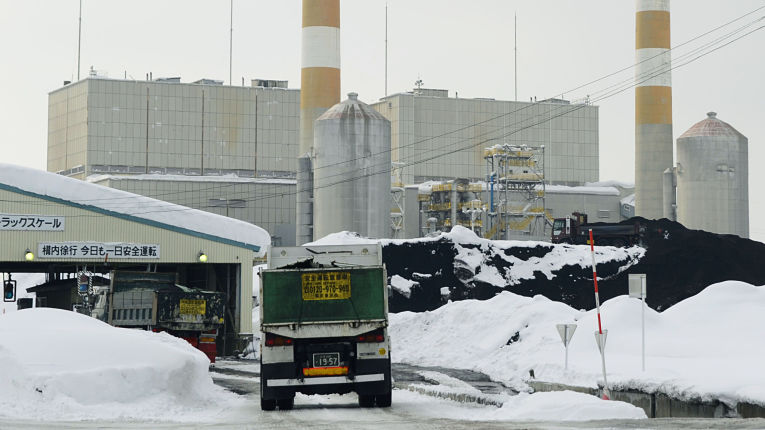 Usina térmica japonesa a carvão