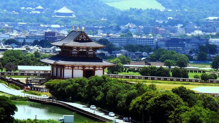 Vista do Palácio Imperial de Nara - Heijō-kyū
