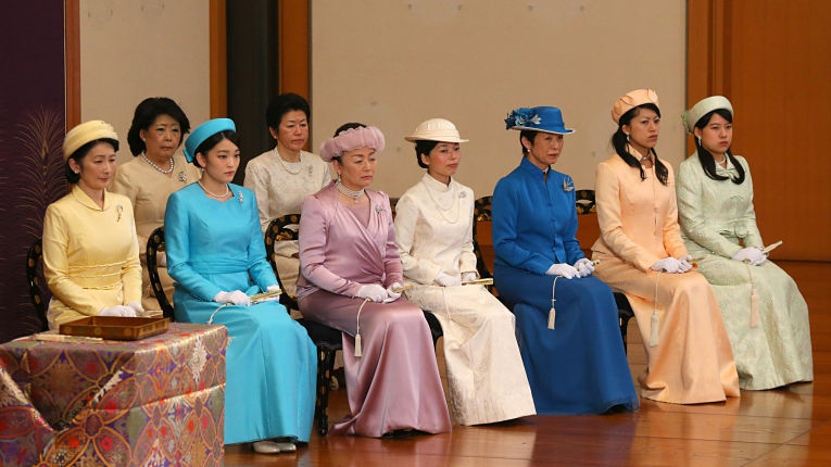Com exceção da Princesa Aiko que ainda não tinha idade para cumprir com suas obrigações, essas são as principais mulheres da Família Imperial do Japão