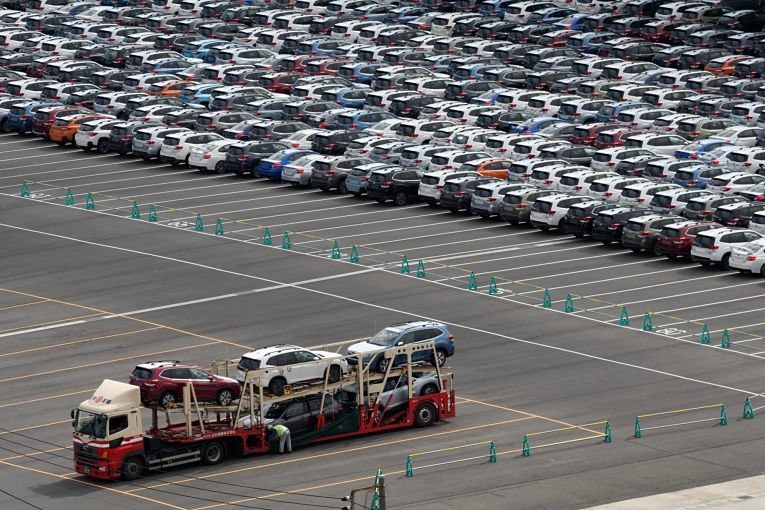 O principal motor das exportações do Japão em maio foi o setor de autopeças e automóveis. Foto por Akio Kon