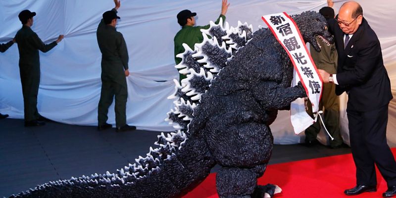 Gojira vira embaixador do turismo