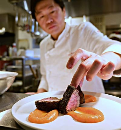 Corte de carne olive beef