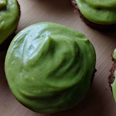 Cream cheese de matcha é recheio de dorayaki