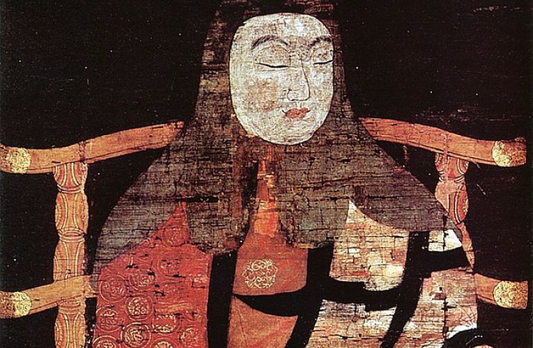 Monge Saichō ou Dengyō Daishi (767 - 822), fundador do templo Enryaku-ji e das escolas Tendai e Tiantai de budismo no Japão