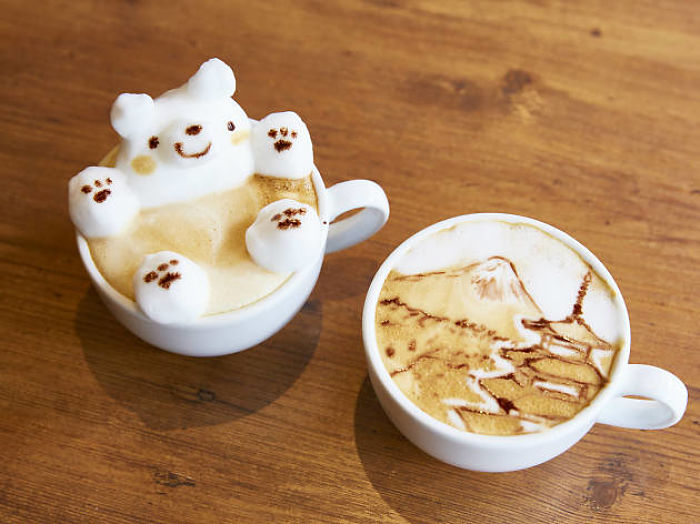 Caffe Latte Art japonês do Reissue