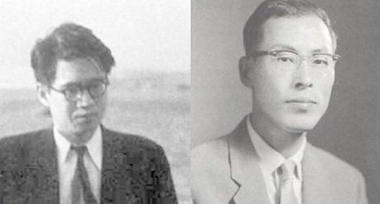 Yutaka Tamiyama (esquerda) e Goro Shimura (direita)