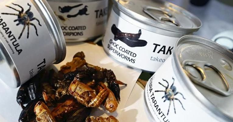Produtos da Take, empresa sediada na capital japonesa, já processado para o consumo humano