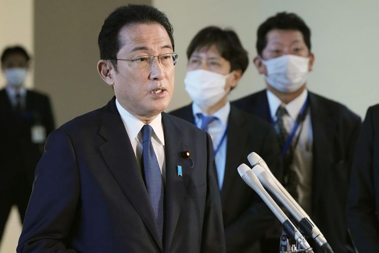 Primeiro-ministro Fumio Kishida condenou a agressão russa à Ucrânia nesta quinta-feira, 24 de fevereiro, em entrevista coletiva