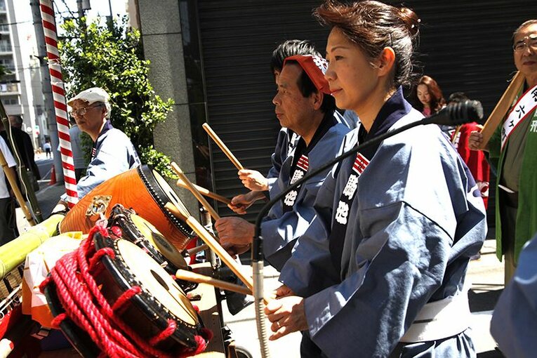 Apresentações de Taiko acontecem regularmente e tem duração regular de 30 minutos