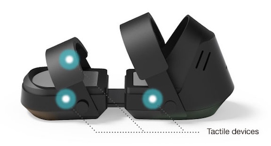 Sapato para realidade virtual Taclim