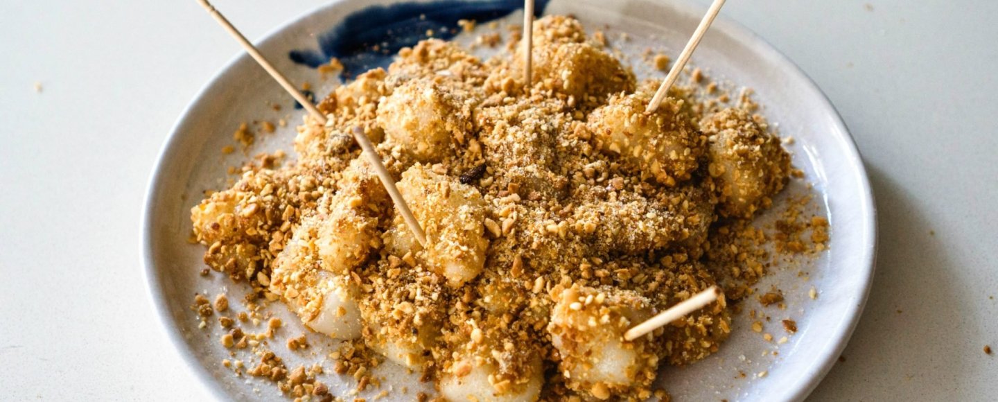 Receita de mochi com leite de micro-ondas