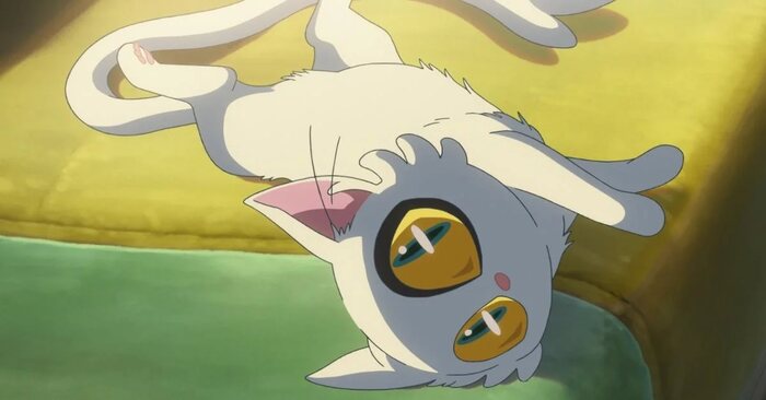 Daijin é um gato do anime Suzume no Tojimari