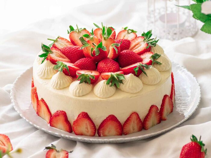 Bolo de natal tradicional do Japão