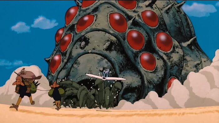 Nausicaa Vale do Vento é uma animação feita pelo Hayao Miyazaki com produção do Isao Takahata, mas o Studio Ghibli não existia ainda