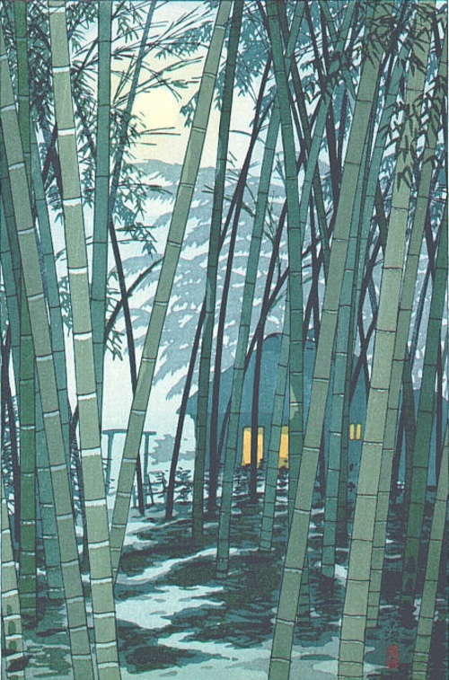 shita-kiri-suzume-pardal-lingua-cortada-bosque-bambu-casa-lady-suzume