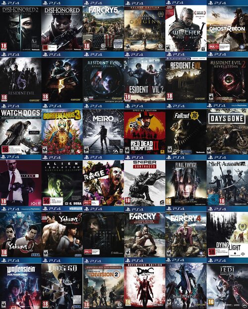 Capas de alguns jogos clássicos do PlayStation
