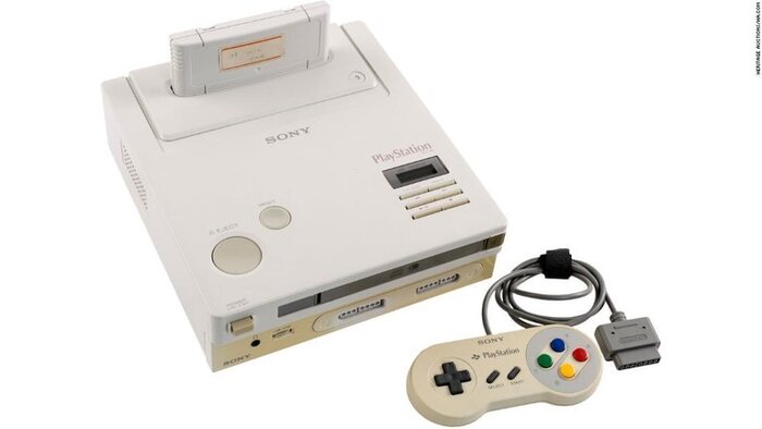 Protótipo console videogame Nintendo e Sony. Foram produzidos 200 unidades