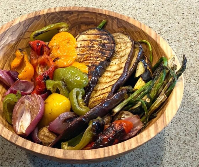 Receita de vegetais grelhados no molho de missô