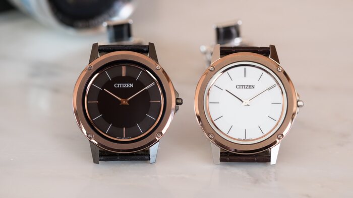 Dois modelos de relógio Citizen One Eco Drive