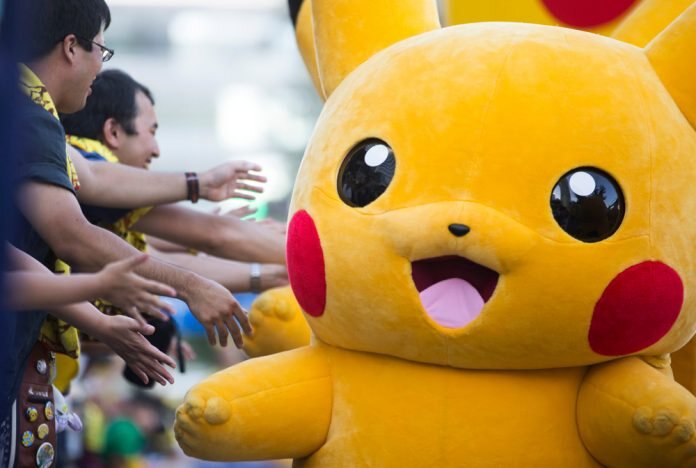 Personagem Pikachu do Pokémon