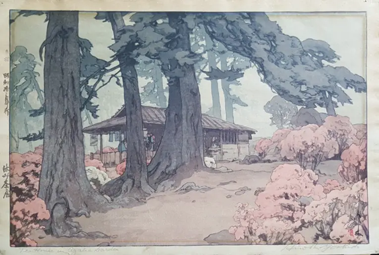 Obra de Hiroshi Yoshida (19 de setembro de 1876 - 5 de abril de 1950)