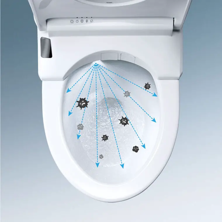 Sistema joga água eletrolizada que mata germes e bactérias