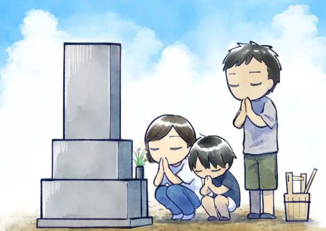 Limpeza e prestar respeito aos falecidos no obon