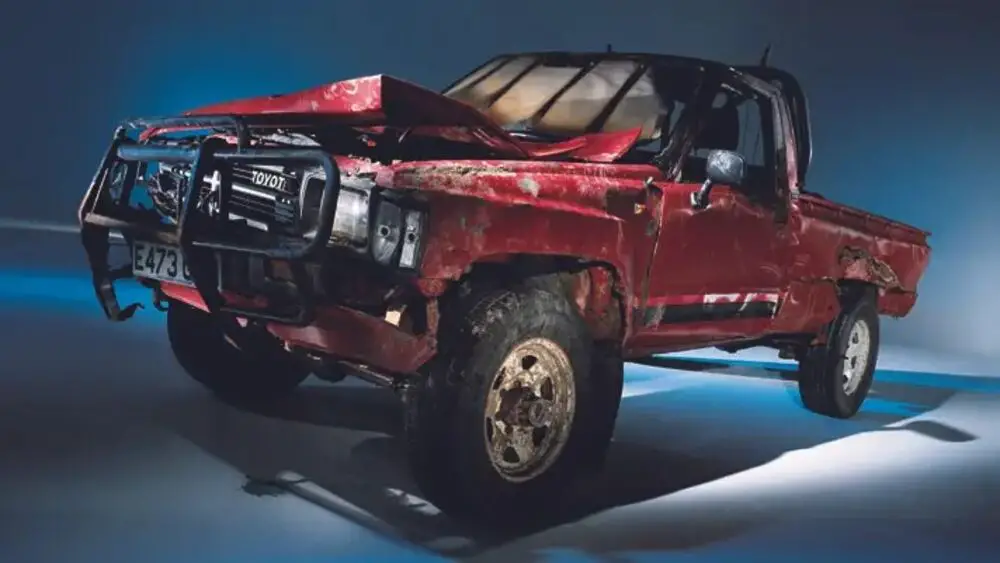 Toyota Hilux que o programa Tog Gear tentou destruir