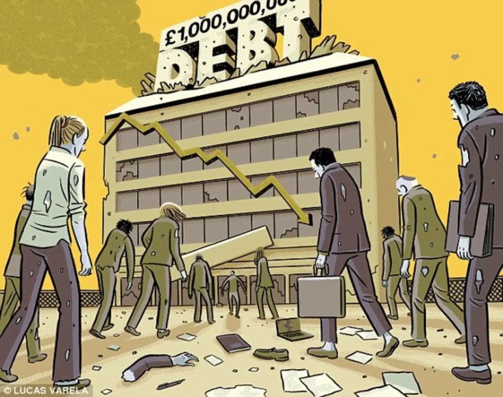 Empresa zumbi. Arte por Lucas Varela