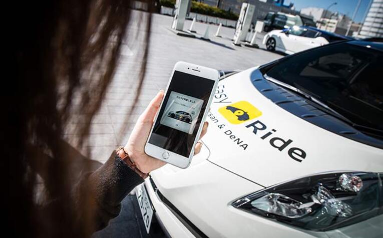 O serviço de mobilidade da Nissan será acionado por aplicativo e deverá ajudar principalmente nas comunidades locais com déficit de transporte público