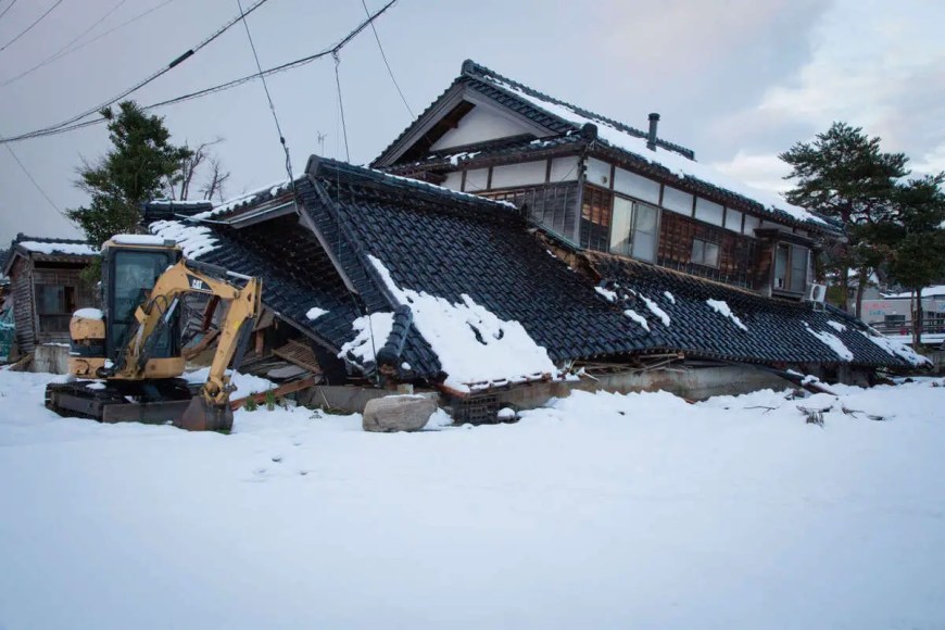 19 mil residências continuam sem água corrente na prefeitura de Ishikawa