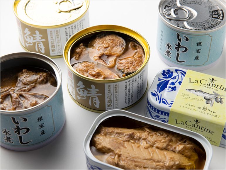 Marcas de peixe enlatado de luxo no Japão