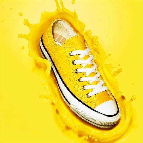 Chuck Taylor OX cor amarelo lançamento Converse Addict Japão primavera verão 2024