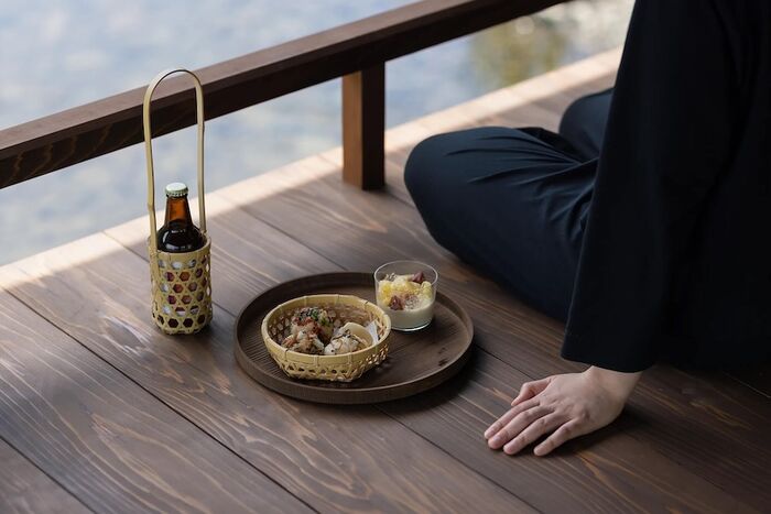 Comidas e bebidas do café Takenokuma