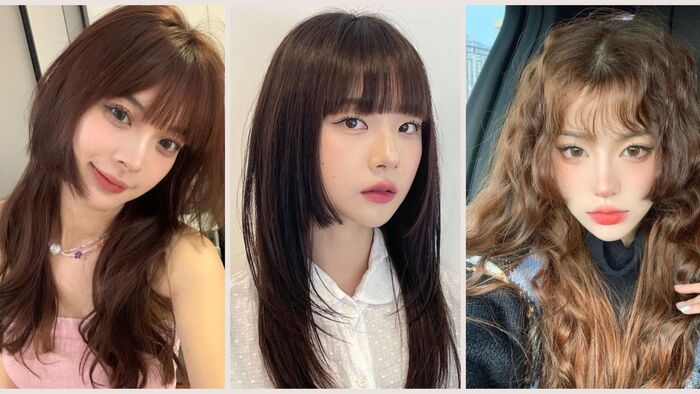 Estilos de franjas diferentes no Japão