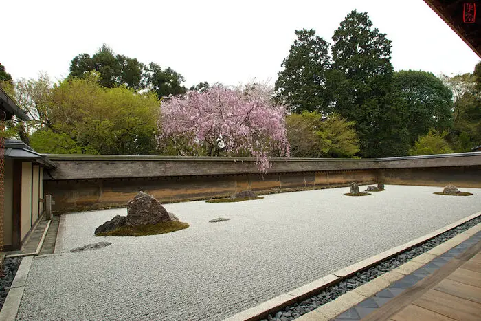 Jardim zen seco do templo Ryoan-ji