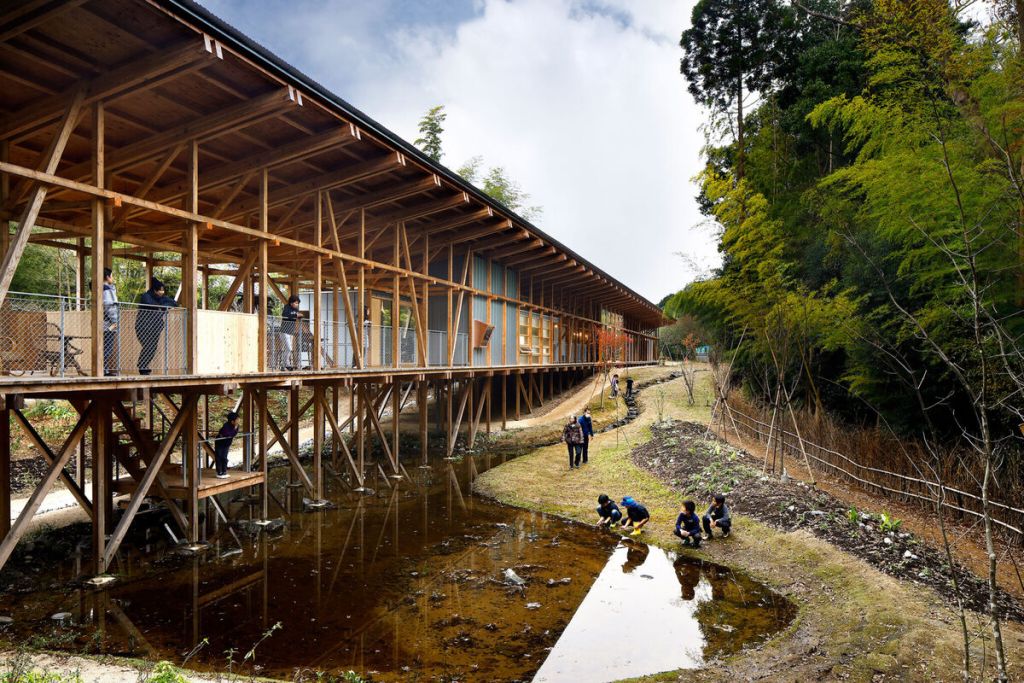 Projeto daycare vencedor prêmio de arquitetura Good Design Award de 2023