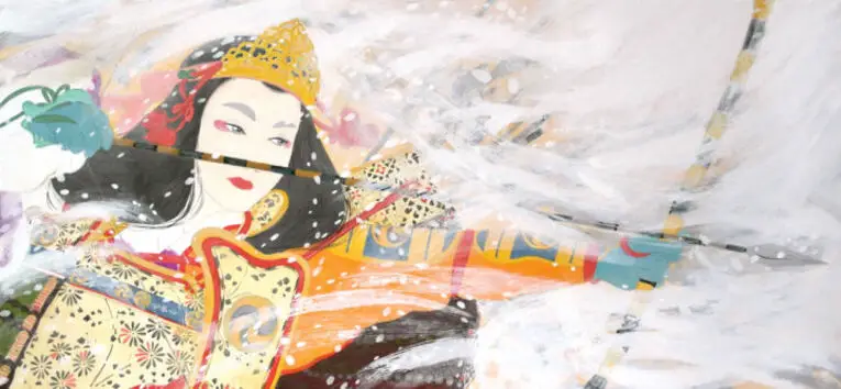 Tomoe Gozen por Priscilla Moore