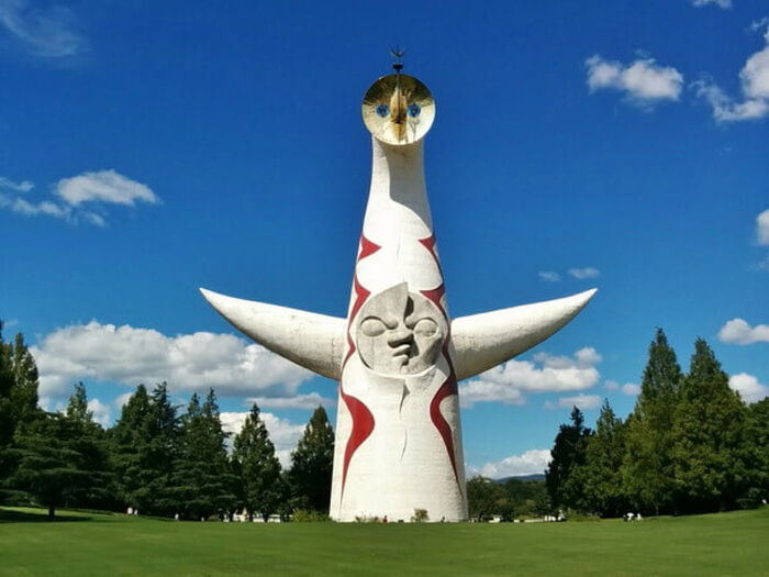 Torre do Sol, primeira arte da Expo Osaka