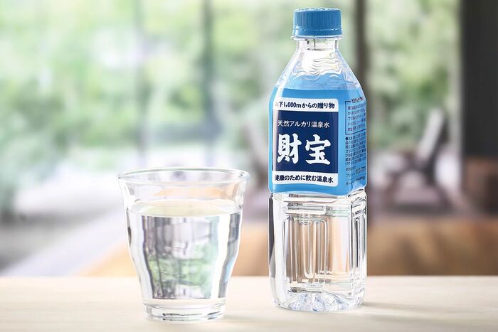 Marca de água mineral premium Zaiho Onsen