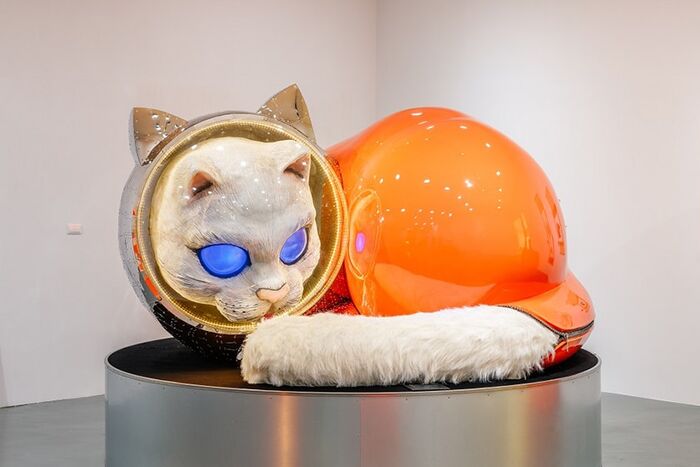 Esculturas de gatos de Kenji Yanobe