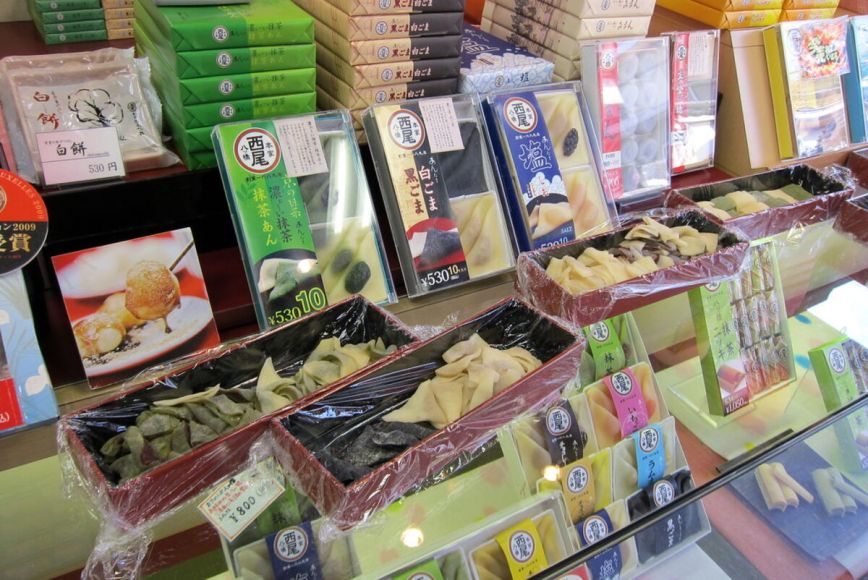 Souvenir de Kyoto indicado por locais