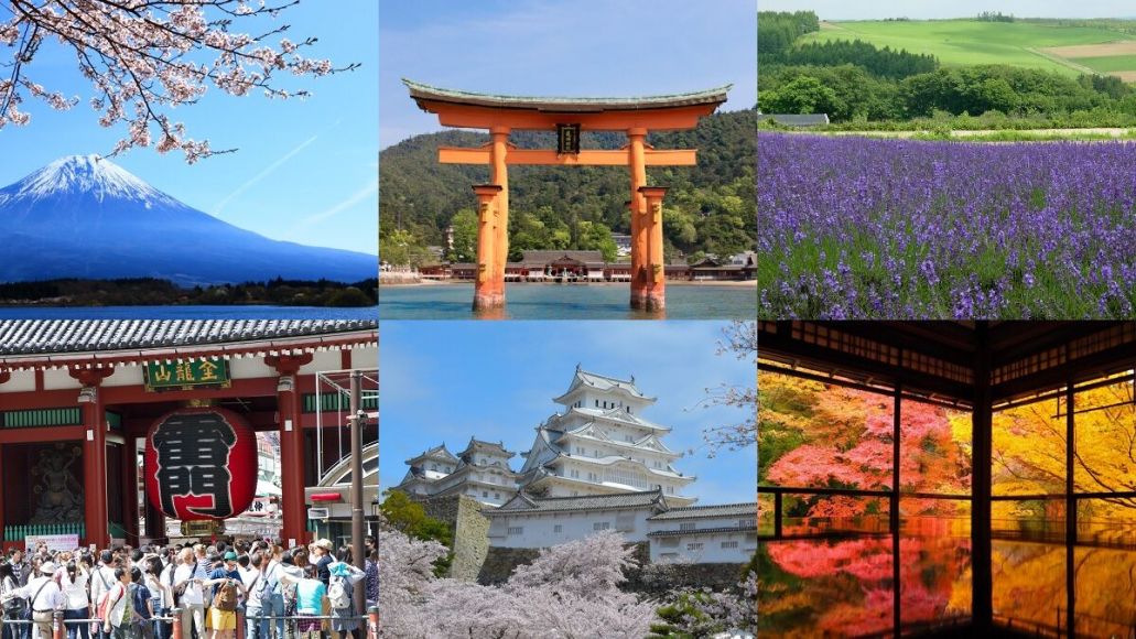 Tendências de destino viagem ao Japão e estão em alta