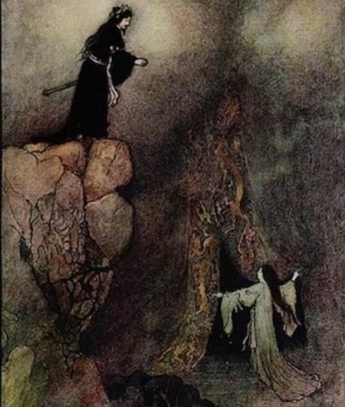 A visita de Izanagi a Izanami no reino dos mortos, Yomi