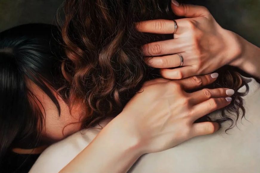 Tomona Matsukawa, pinturas realistas de fragmentos humanos