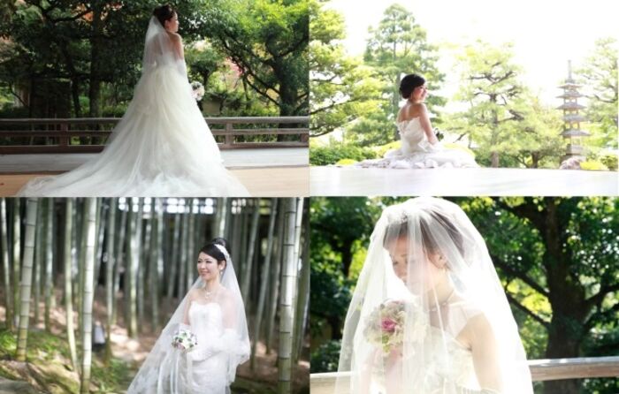Sessão de fotos de casamento solo no Japão