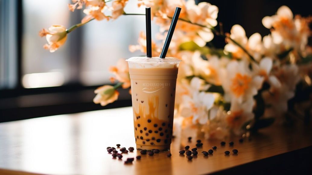 Bubble Tea é uma tendência entre jovens no Japão. Bolinhas de tapioca em chá de leite