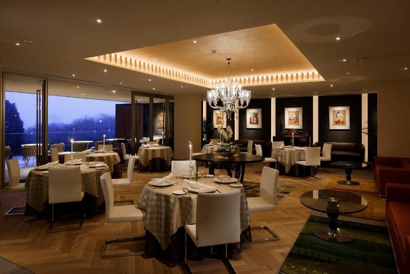 Sala jantar do hotel Hiramatsu