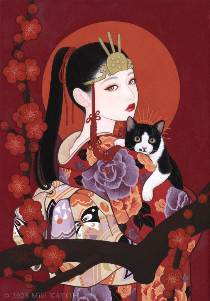 Pintura em guache de Miki Katoh
